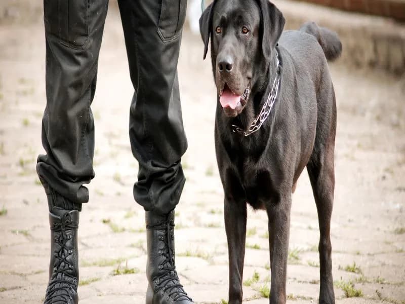 Binôme maître-chien SEGIC en ronde